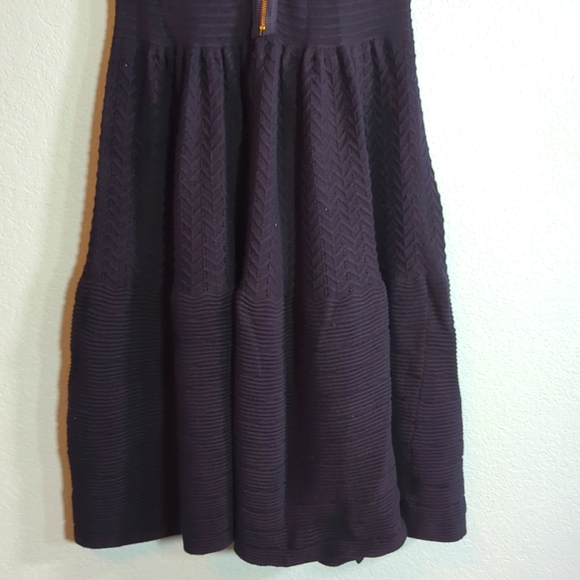 Sandro Paris Knit Textured Mini Dress - Picture 6 of 9